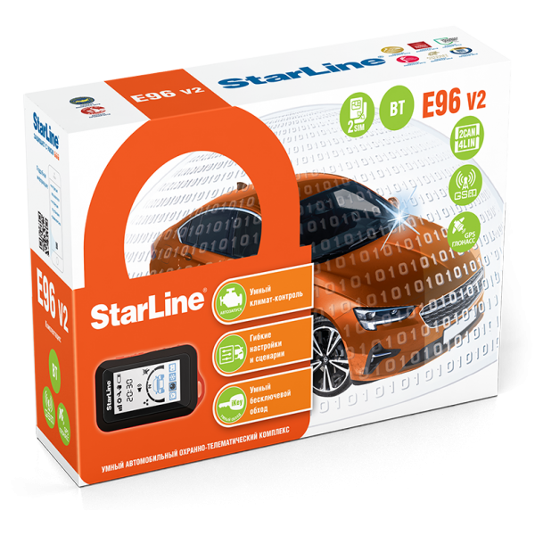  StarLine E96 V2 BT 2CAN+4LIN GSM-GPS