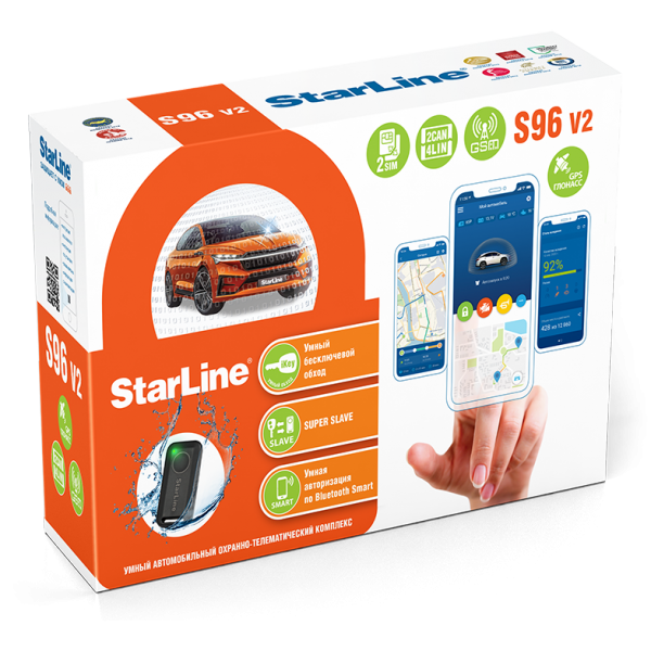StarLine S96 V2 BT2Can+4LIN 2 sim GSM/GPS
